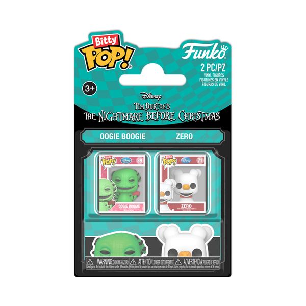 Funko Bitty Pop! The Nightmare Before Christmas: Oogie Boogie &amp; Zero