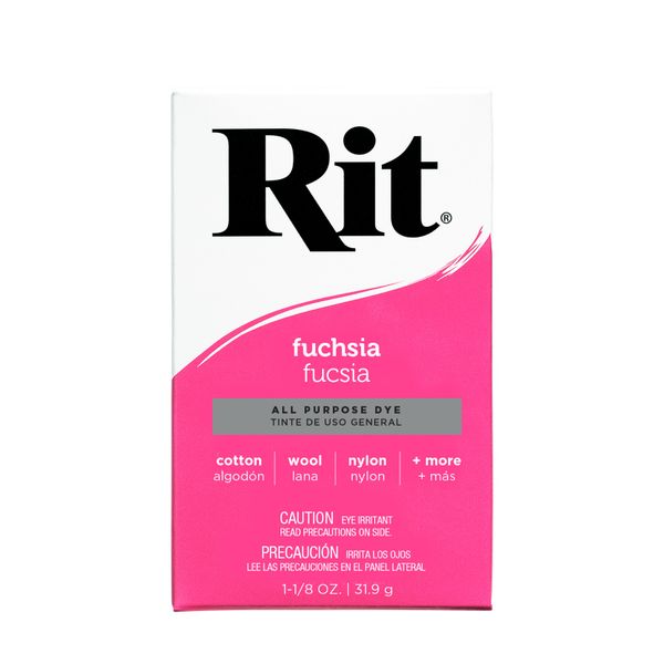 Rit All-Purpose Powder Dye - Fuchsia 31.9g