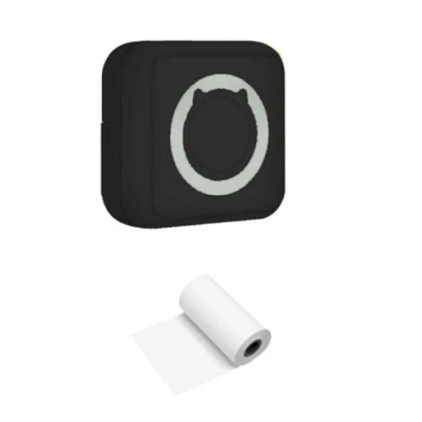 Mini BT Portable Thermal Printer - C15 (Black &amp; White)