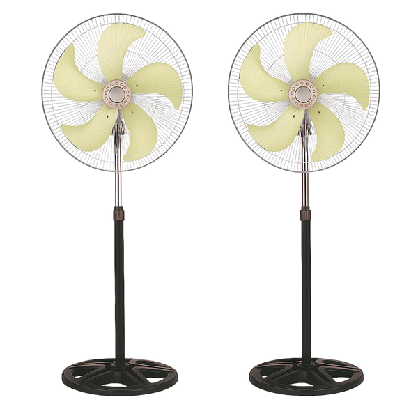 8-Inch Floor Fan - Pack of 2, Powerful Airflow