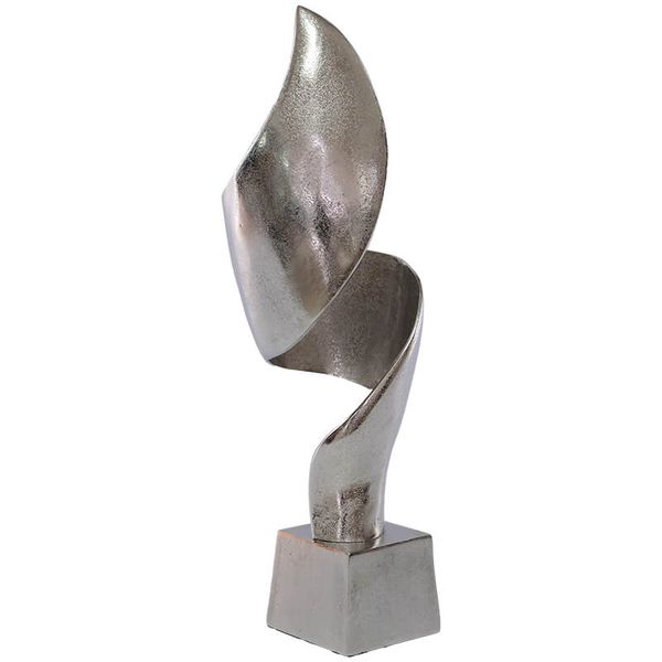 Silver Metal Sculpture 50X17X14CM