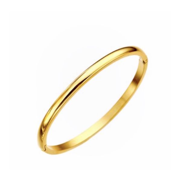 Vixen Gold Bangle for Petite Women