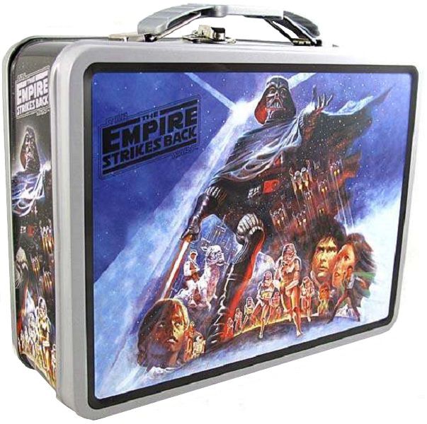 Star Wars Empire Strikes Back Art Embossed Lunch Box Shape Tin Box