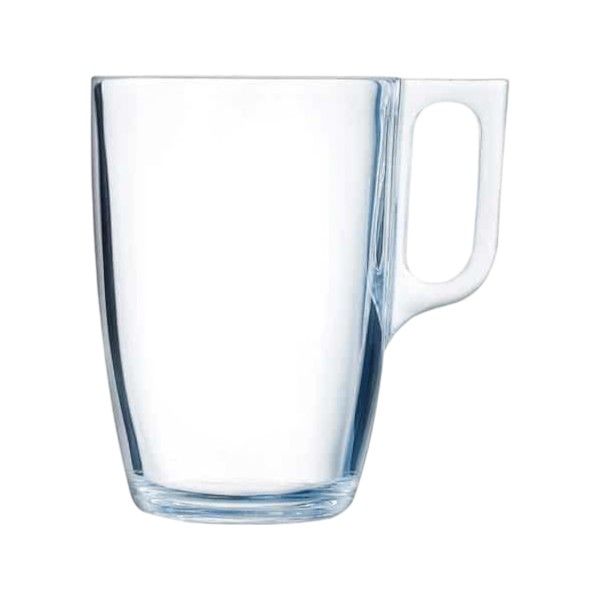 400ml Arc Voluto Glass Coffee Mug - Set of 6