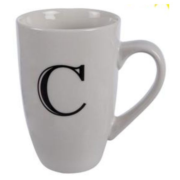 SD Homeware - Letter C Mug (2 x 400ml)