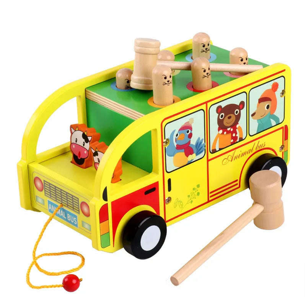 Kids Bus Animal Toy Game