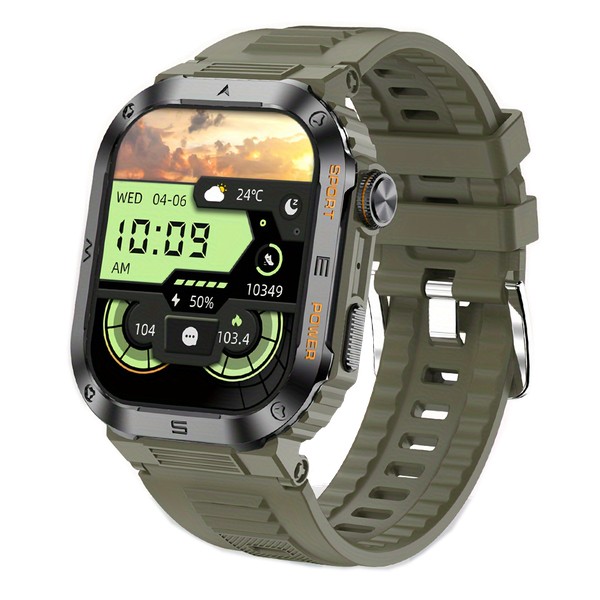 MT39 Rugged Military Smartwatch Android/iPhone Fitness Tracker