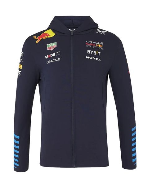 Red Bull Racing F1 Men's 2024 Team Full Zip Hoodie