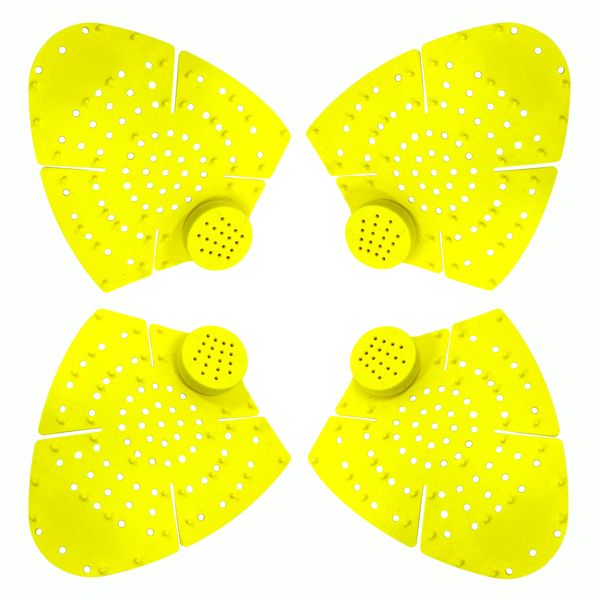 Urinal Mats Scented Hygiene Urinal Mat - Yellow - 10 Pack Combo