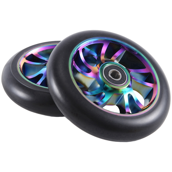 2Pcs 110 mm Colorful Aluminium Stunt Scooter Wheels Aluminum Scooter Wheel