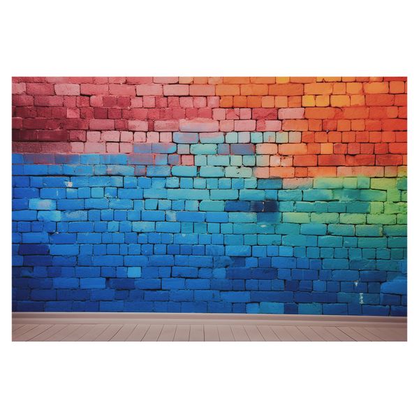 Backdrop compatible with brick wall 7x5ft