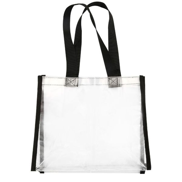 Clear Bags PVC Beach Bag Women Shopping Handbag with Handles