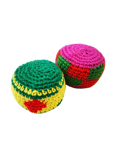 Foot Bags - Hack Sacks - Set of 2 - Brazil