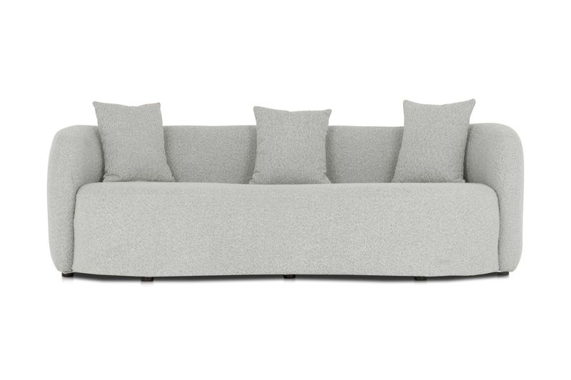 Tudo Furniture - Boucle Curved Couch