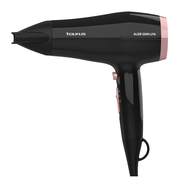 Taurus Hair Dryer DC Motor Plastic Black 2 Speed 2200W "Alize 2200 Lite