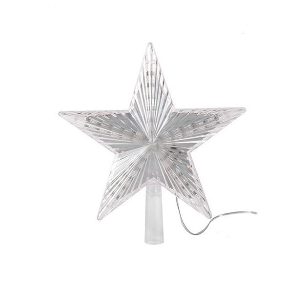 ZYF-106 Christmas Tree Top LED Star Warm White 15cm