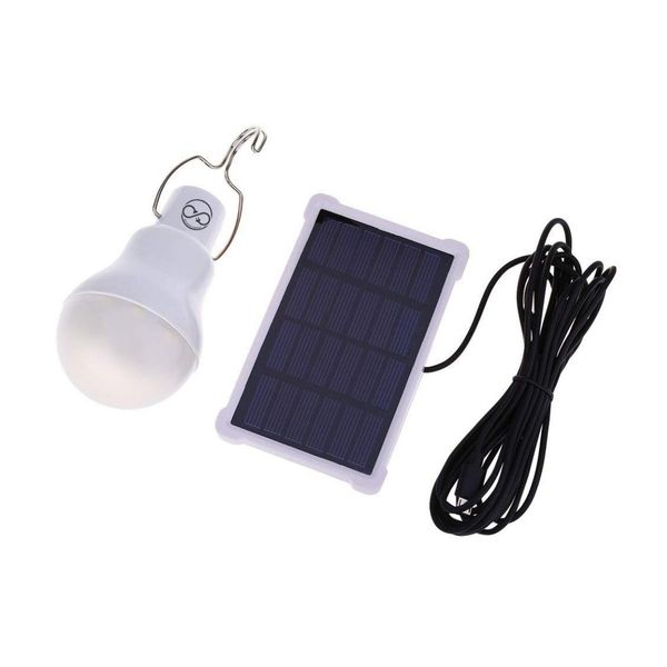 DELTAEON Energy - Rechargeable LED Light Bulb and Mini Solar Panel - 140Lm