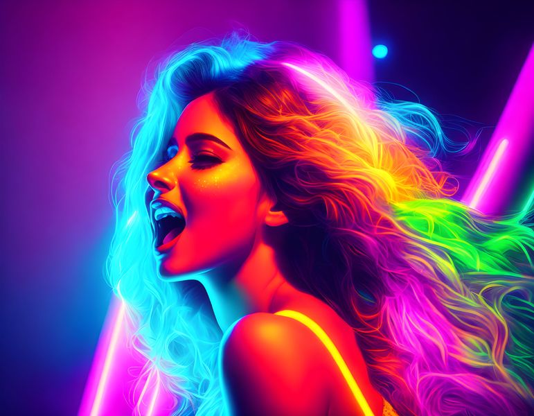 Canvas Wall Art - The Singer Art