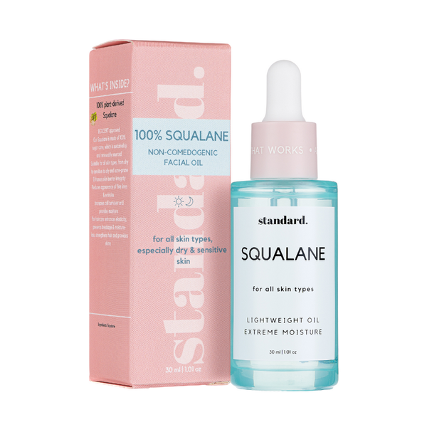 100% Squalane Serum for Dewy, Glass Skin