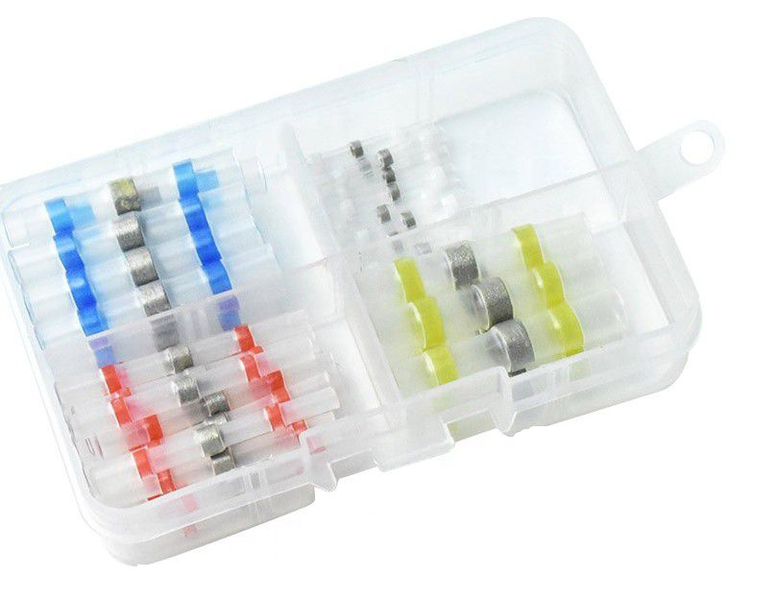 DrLight Heat Shrink Self Solder Seal Wire Connectors - 50 Pieces