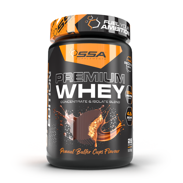 SSA Premium Whey 908g Peanut Butter Cups Flavour