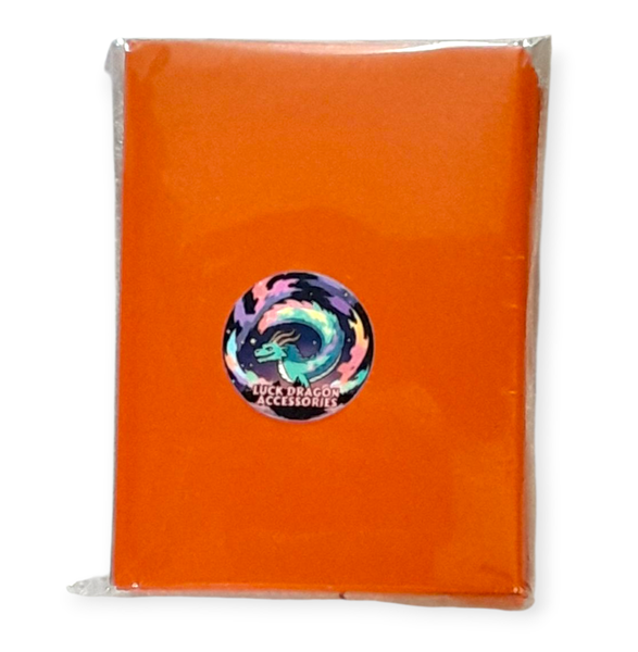 Luck Dragon Standard Matte Dual Sleeves-Orange