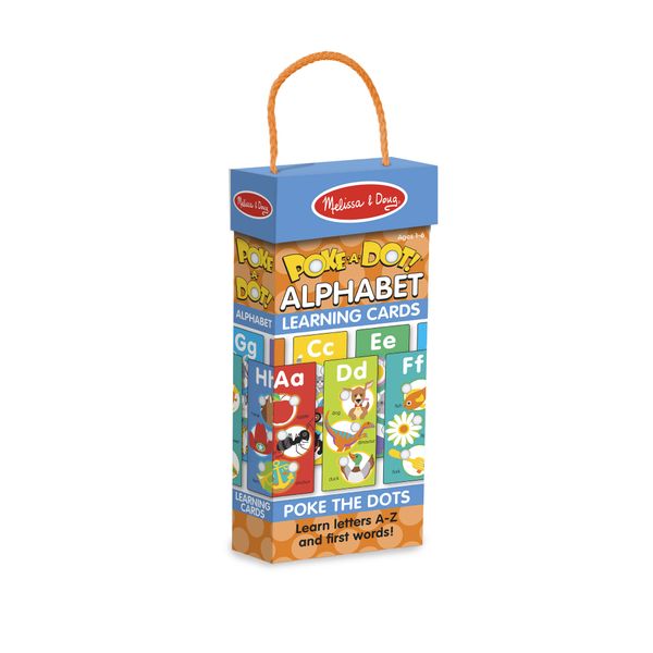 Melissa &amp; Doug Poke-A-Dot Alphabet Learning Cards