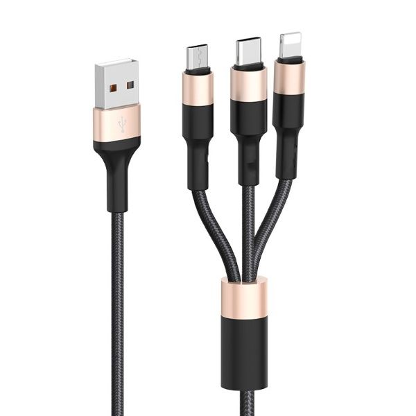 3-in-1 Charging Cable (2A - 1M)