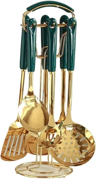 Thickened Anti-scalding Rice Spoon Frying Shovel Kitchenware Set Kitchen
