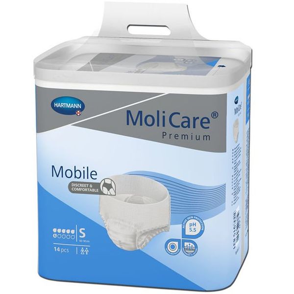 MoliCare Premium Mobile 6 Drop Pull-Up Pants Small 14's