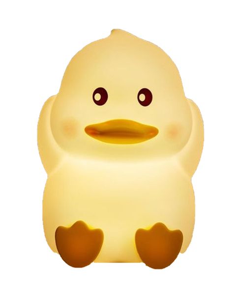 Cute Duck Night Light for Kids with 7 Colors Changing Rechargeable