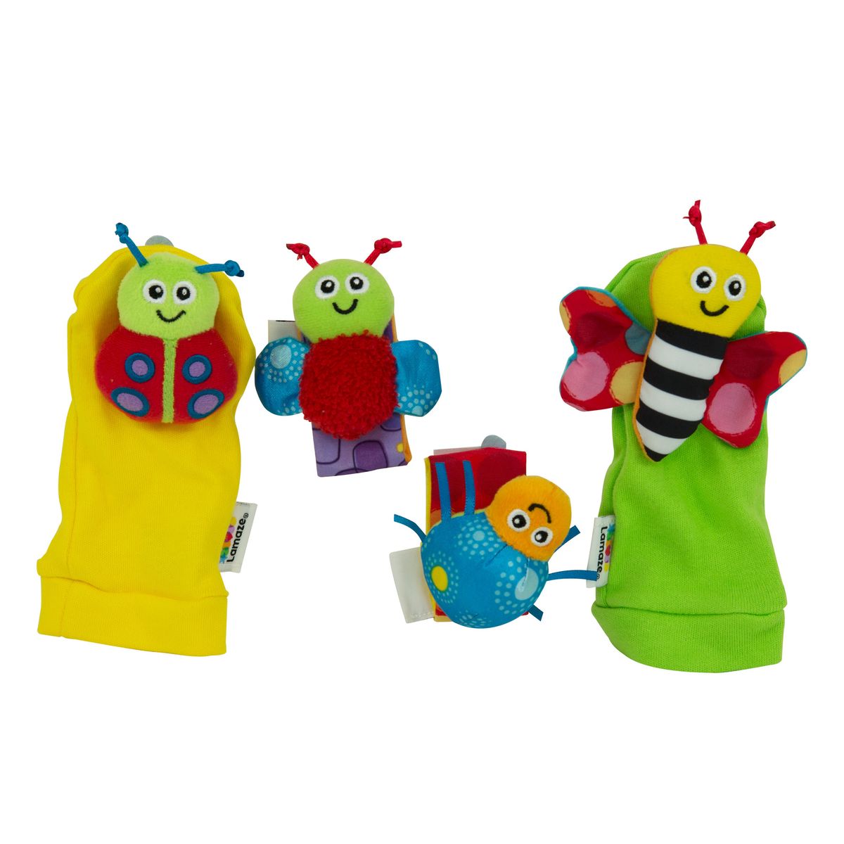 Lamaze GardenBug Foot Finder & Wrist Rattle Set: A Playtime Essential For Your Little One