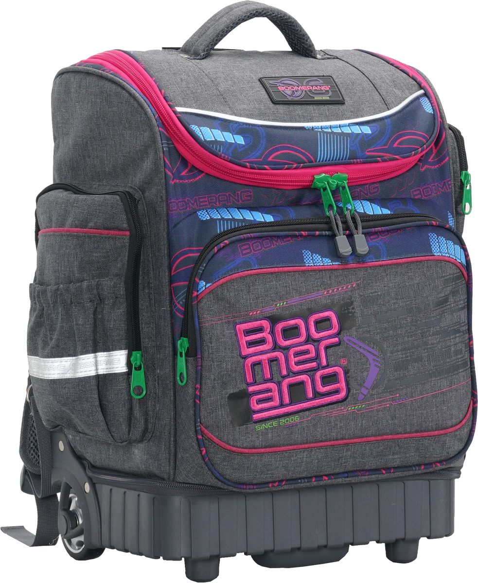 Boomerang Hard Base XBAG Melange Polyester XL Trolley Backpack S-540 ...