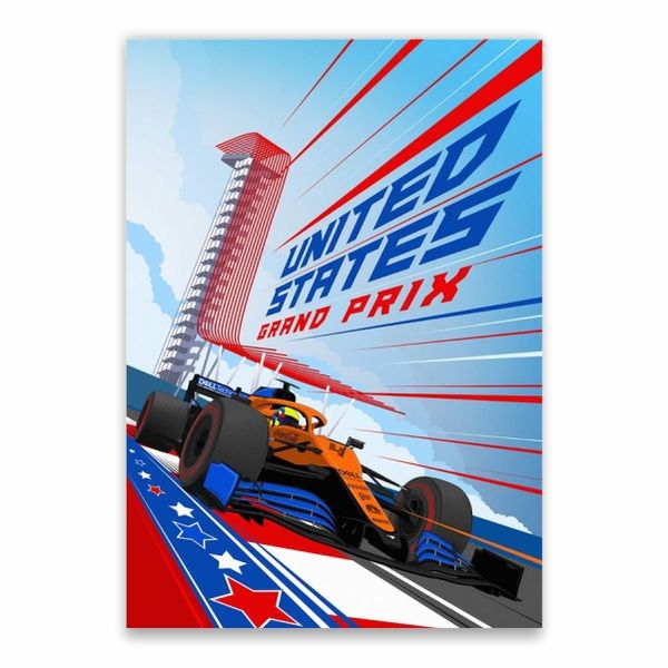 United States Grand Prix Poster - A1