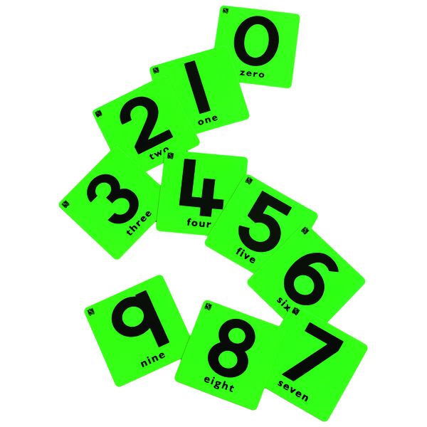 EDX Education Rubs Numbers - 10 Piece