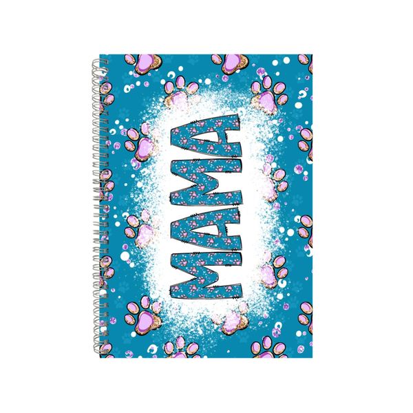 Cute Pet Footprint Mom Notebook Mother's Day Gift Idea A4 Notepad Pad 83