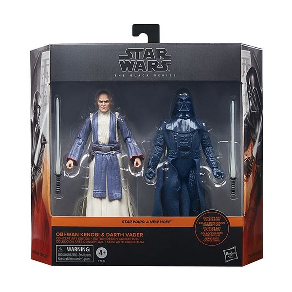 Star Wars Bl Obiwan And Vader Concept Art 2pk
