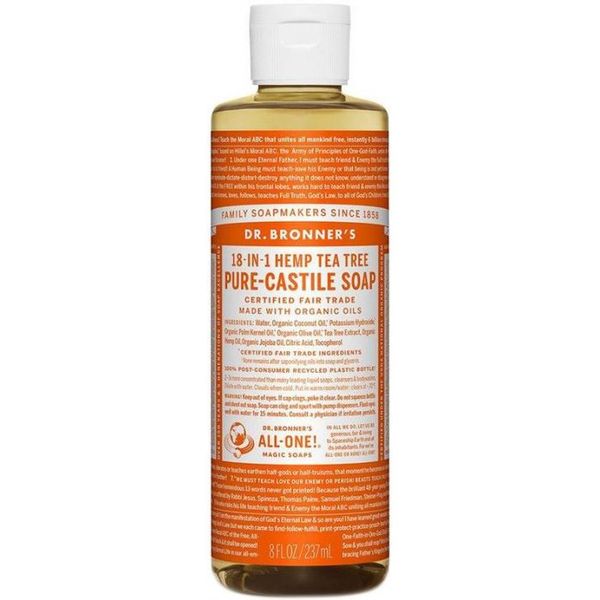 Dr Bronner Tea Tree Pure-Castile Liquid Soap 237ml