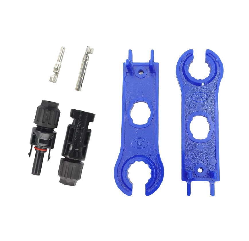 MC4 5 Pairs Solar Panel Wire Connector, 2 X Spanners, A Spare Pair Of
