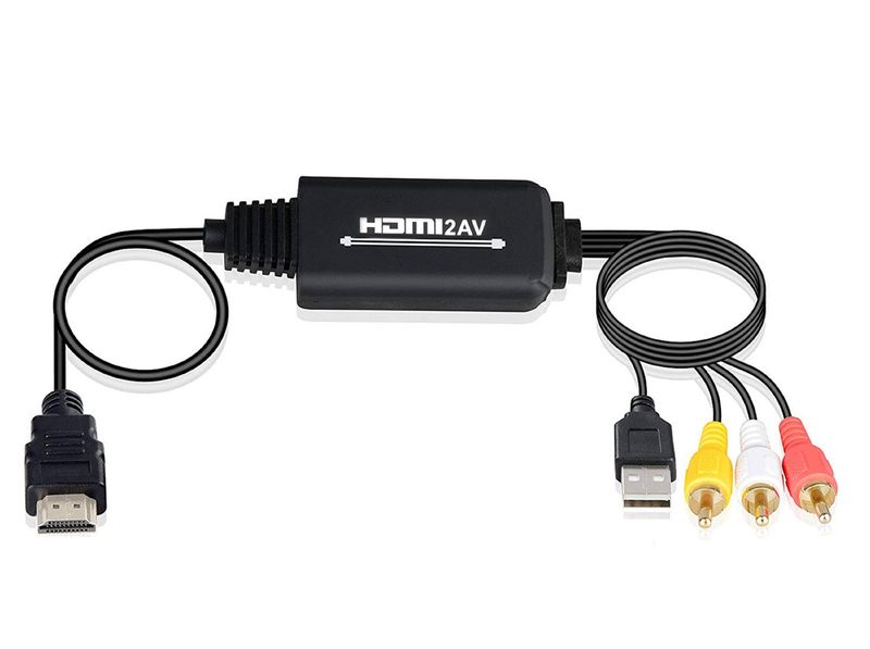 High durability HDMI to RCA Cable Converter HDMI to AV Converter