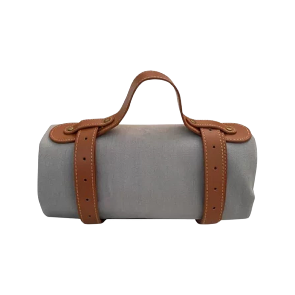 Cotton Picnic Blanket With Carry Straps