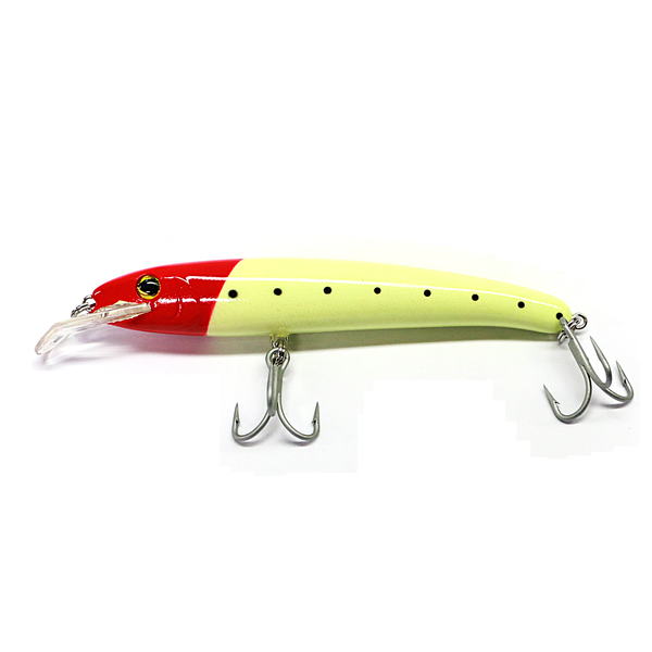 Rattler Lipped Trolling Lure 15cm Colour Red Head/Lumo S40