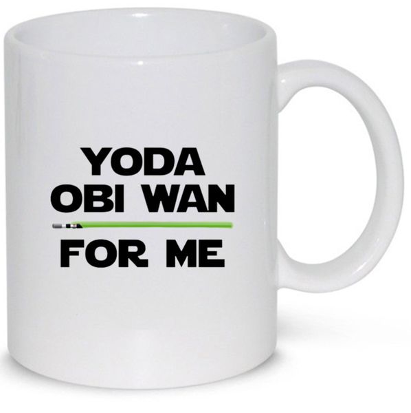 Yoda Obi Wan Birthday Christmas Anniversary Star Wars Gift 11Oz Coffee Mug