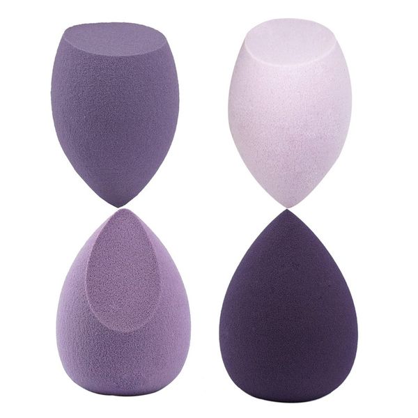 4Piece Beauty Blender Sponge Set/Soft Egg Shaped Blending Puff/Soft gentle