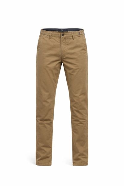 kamopies Men's Cotton Chino Trousers Relaxed Fit Khaki Casual Pants Stretch