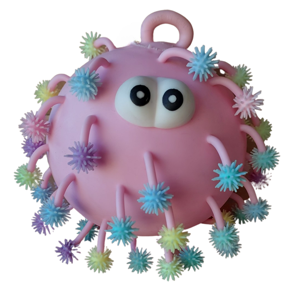 Ball that Looks like a Virus and is Very Bouncy and Soft