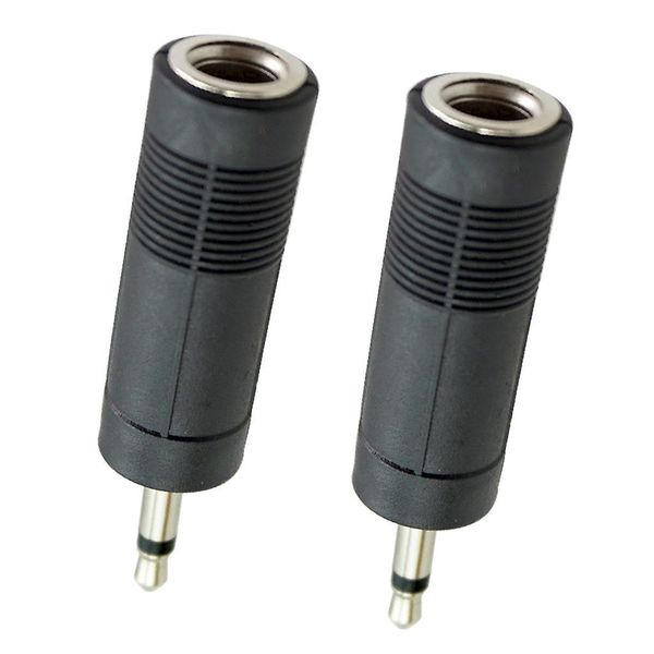 3.5MM (Male) to 6.3MM (Female) PACK of 4 Adapter Converter