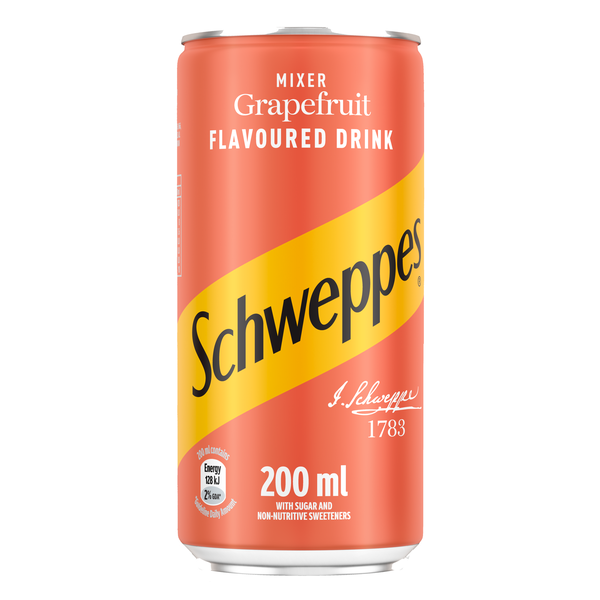 Schweppes Grapefruit 200ml x 24 Case Cans