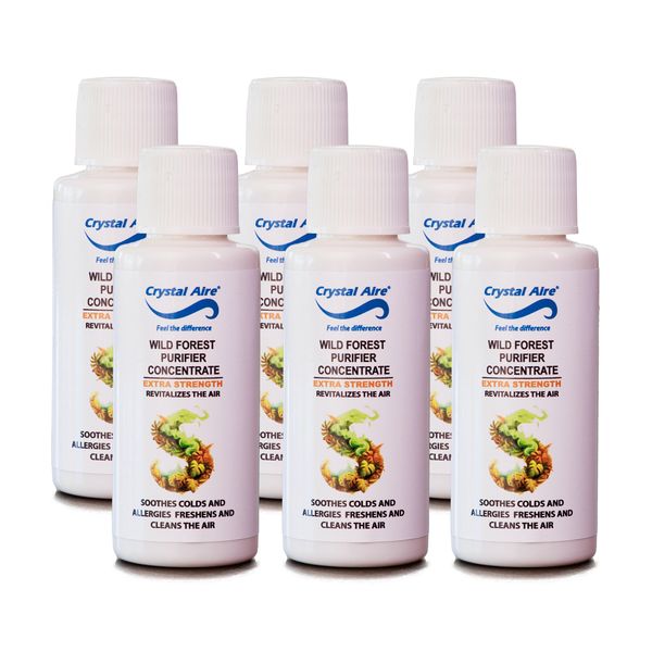 Crystal Aire Wild Forest Air Purifier Concentrate- 6 x 30ml Pack