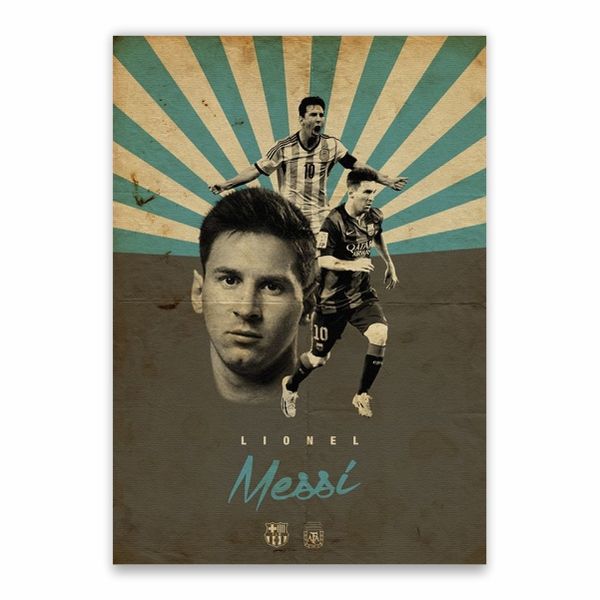 Lionel Messi Barca And Argentina Poster - A1